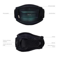 2023 Mystic Gem BK Womens Kiteboarding Waist Harness - Black/Glitter Discounts Apply ! -Kiteboarding Shop 900 mystic gem bk womens waist harness size 5