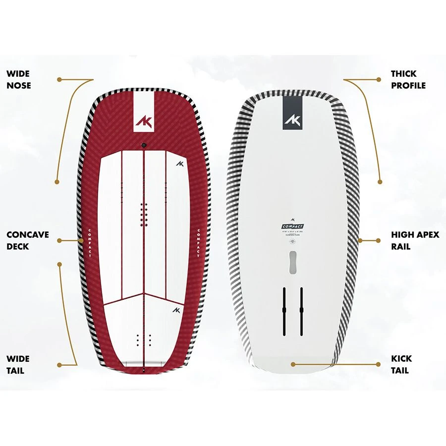 Airush / AK Compact V1 - Reflex Carbon Innegra Wingboard - 30% Off Discounts Apply ! 2 Airush / AK Compact V1 - Reflex Carbon Innegra Wingboard - 30% Off Discounts Apply ! - Image 2