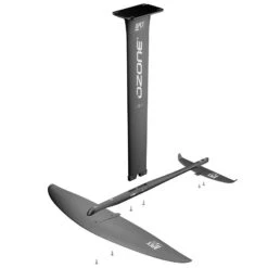Apex V1 MA 1250 Complete Hydrofoil - 90cm Mast/78 Fuselage/210 Stabilizer Discounts Apply ! -Kiteboarding Shop ozone apex hydrofoil wing 1250 complete 4